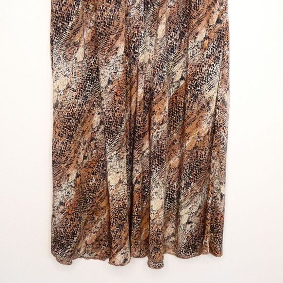 Aritzia Wilfred %100 Silk Snake Skin Print Midi Skirt - L - Great Condition - Picture 8 of 12